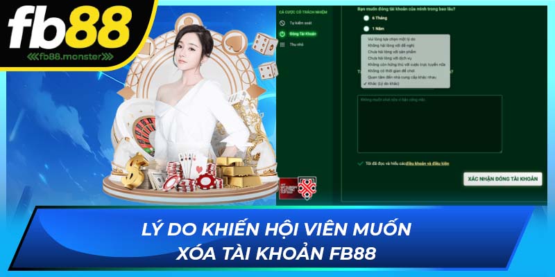 Thao Tác Xóa Tài Khoản FB88 Nhanh Gọn Hiệu Quả Cho hội viên Lý do khiến hội viên muốn xóa tài khoản FB88