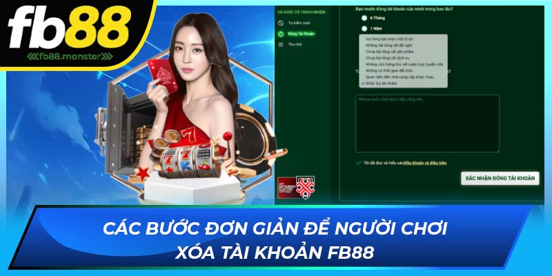 Thao Tác Xóa Tài Khoản FB88 Nhanh Gọn Hiệu Quả Cho hội viên Các bước đơn giản để người chơi xóa tài khoản FB88